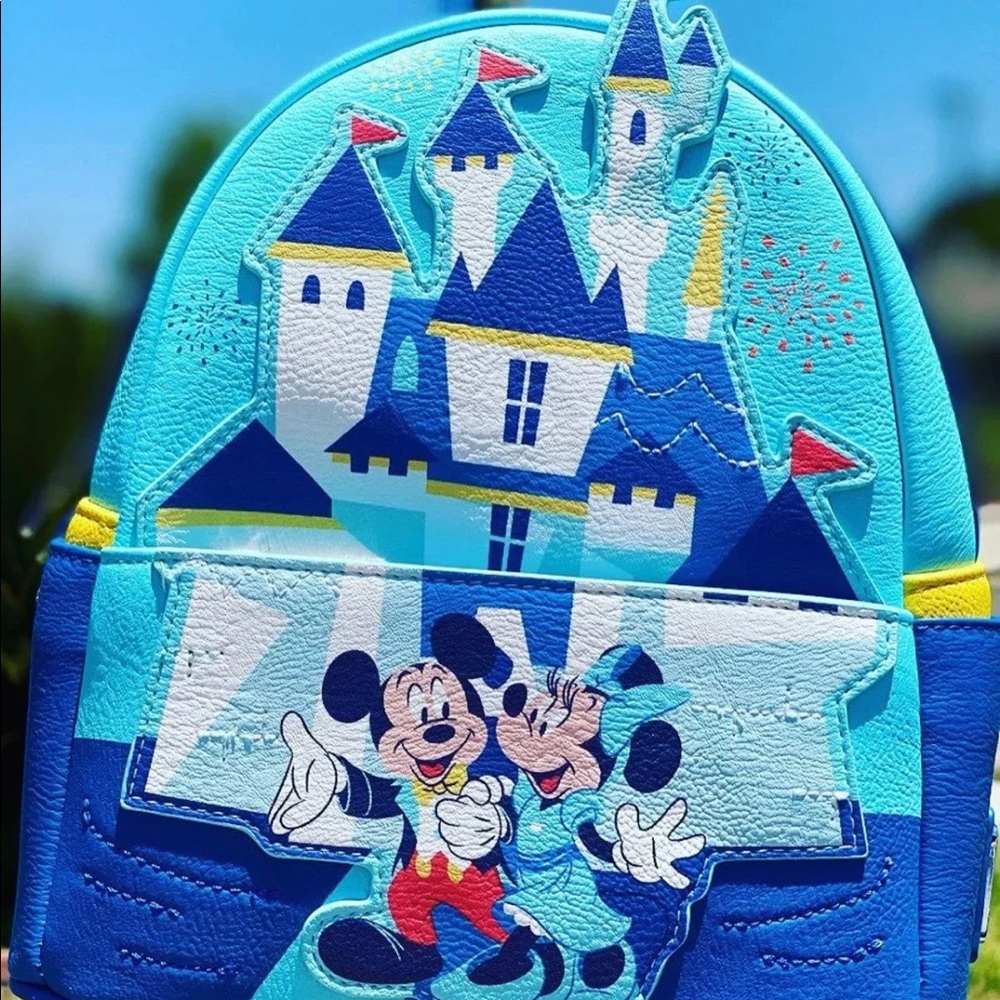 Disneyland 65th anniversary loungefly backpack